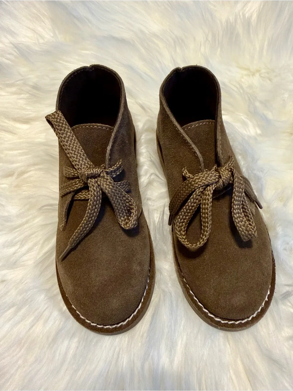 NEW! Crewcuts Brown Kids' Calvert Boots Size K11